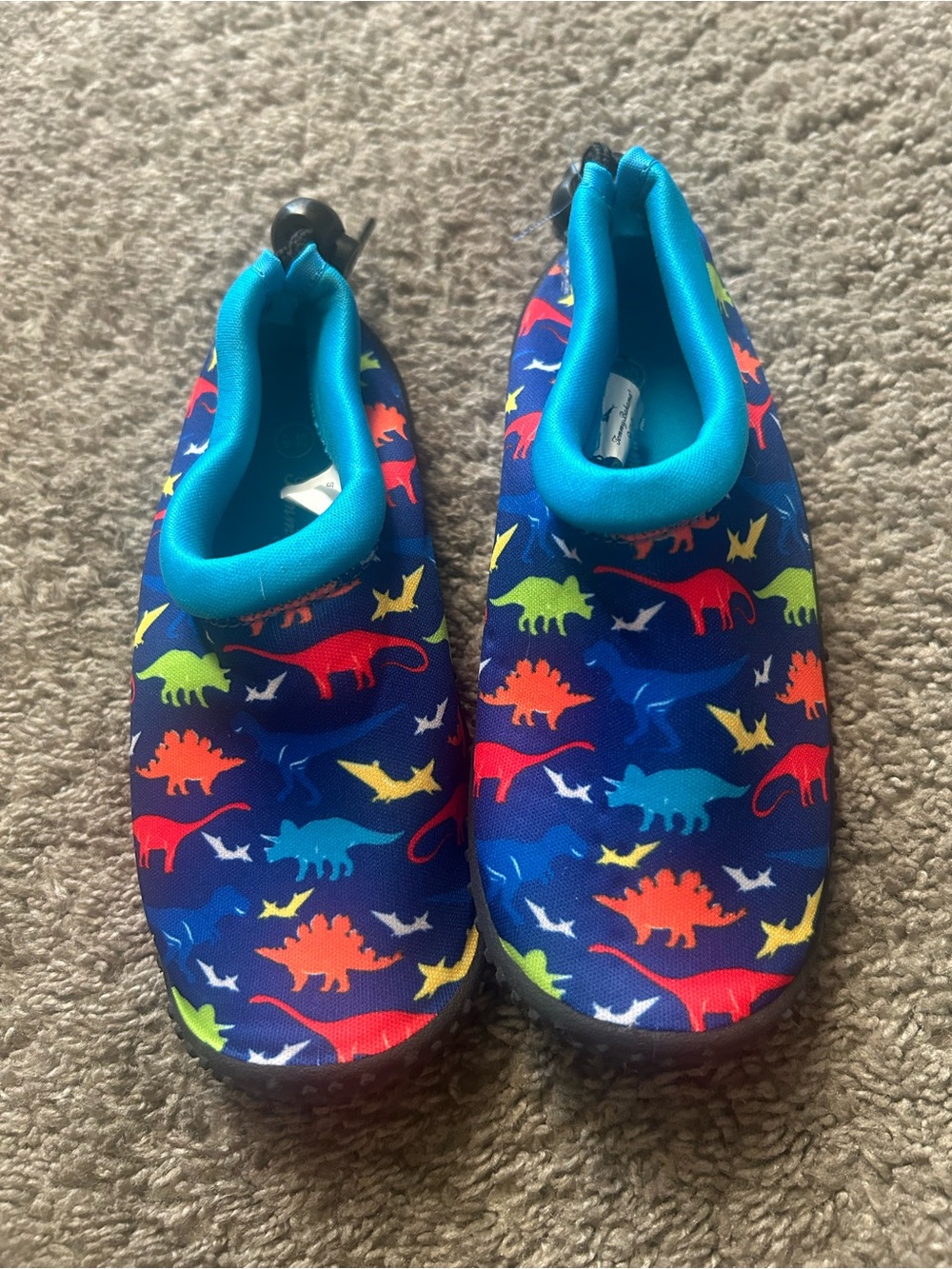 Tommy Bahama Kids Blue Dinosaur Water Shoes